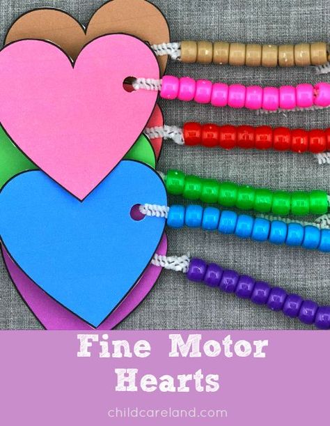 download free A heart themed fine motor lacing activity for preschool and kindergarten. Preschool Valentines Activities, Kindergarten Valentines, Activity For Preschool, February Ideas, February Crafts, Class Valentines, Preschool Fine Motor, Valentine's Day Crafts For Kids, Preschool Valentines