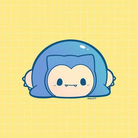 Cute Snorlax Drawing, Munchlax Art, Pokemon Art Cute, Snorlax Drawing, Snorlax Pfp, Snorlax Tattoo, Snorlax Art, Snorlax Pokemon, Cute Pokemon Art