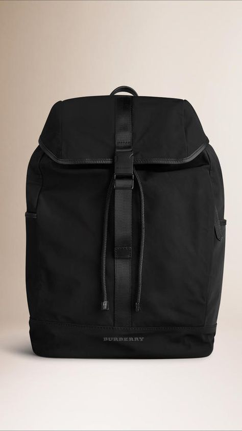 High end version of the Nike elite backpack  Burberry Leather Trim Lightweight Backpack Nike Elite Backpack, Elite Backpack, Men Backpack, Luxury Backpack, Lightweight Backpack, British Outfits, Nike Elite, Luxury Men, Fashion Sale