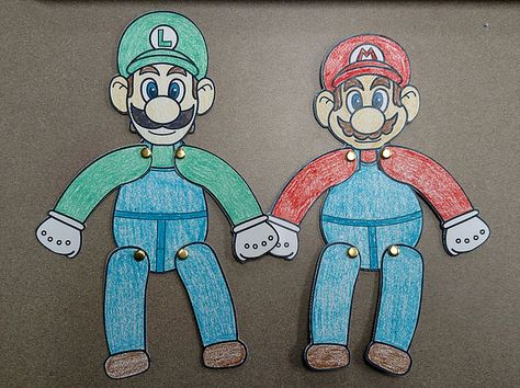 Mario craft for kids Mario Hats Diy, Super Mario Bros Crafts For Kids, Mario And Luigi Crafts, Mario Craft Ideas, Mario Day Activities, Super Mario Activities For Kids, Mario Arts And Crafts, Video Game Crafts For Kids, Mario Activities For Kids