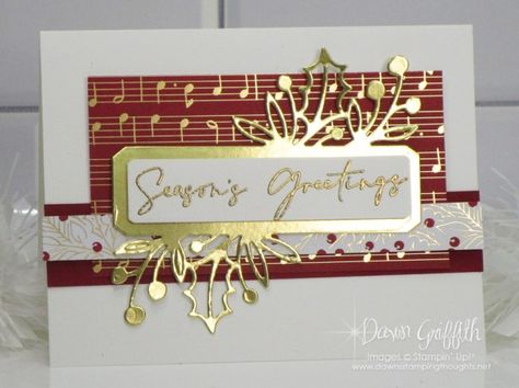 Stampin Up Christmas Classics 2023, Noel Christmas Cards, Dawns Stamping Thoughts, Christmas Classics, Stamped Christmas Cards, Create Christmas Cards, Card Sketch, Beautiful Christmas Cards, Christmas Classic