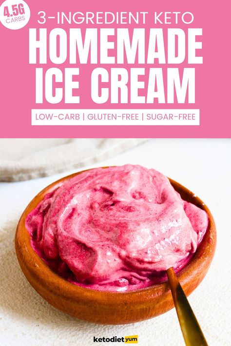 Homemade Keto Ice Cream Recipe Keto Ice Cream Recipes Easy, Homemade Keto Ice Cream, Keto Ice Cream Recipe, Keto Ice Cream Recipes, No Sugar Desserts, Sugar Free Ice Cream, Best Keto Meals, Easy Ice Cream Recipe, Easy Keto Meal Plan