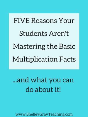 Almost every day I hear from teachers whose students are struggling with memorizing the basic multiplication facts. These teachers KNOW how important multiplication is, and are committed to finding a solution, despite their lack of How To Teach Multiplication, Montessori Multiplication, Basic Multiplication, Teaching Multiplication, Kids Math, Math Multiplication, Math Intervention, Math Strategies, Third Grade Math