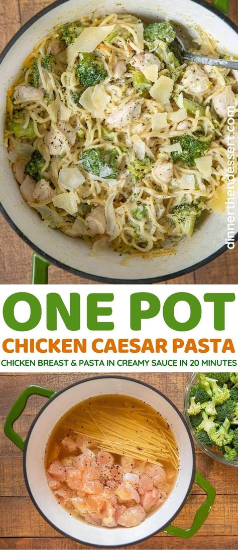 Chicken Ceaser Pasta Easy, Caesar Chicken Pasta, Dinner With Chicken Breast, Cesar Chicken, April Recipes, Chicken Breast Pasta, Dinner With Chicken, Basic Meatloaf, Pasta Entrees