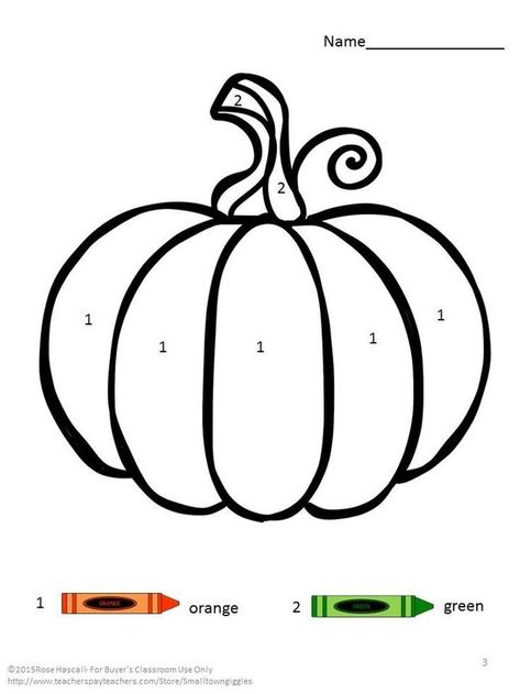 Math Center Kindergarten, Fall Color By Number, Fall Coloring Pages For Kids, Coloring Pages Fall, Color By Number Math, Inexpensive Holiday Gifts, Learning Crafts, Color By Number Printable, Special Education Math