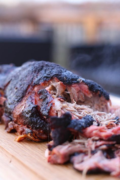 This smoked pork shoulder recipe has been fine-tuned to perfection! The step-by-step pictures help even the novice griller create the most delicious smoked pulled pork you'll ever have. Great recipe for groups of people too! #smokedpork #smokedporkshoulder #smokedpulledpork #smokedporkbutt Meat Injection Recipe, Group Dinner Ideas, Minnesota Recipes, Meals For Large Groups, Smoked Pulled Pork Recipe, Smoked Pork Shoulder, Thriving Home, Pork Shoulder Recipes, Night Recipes