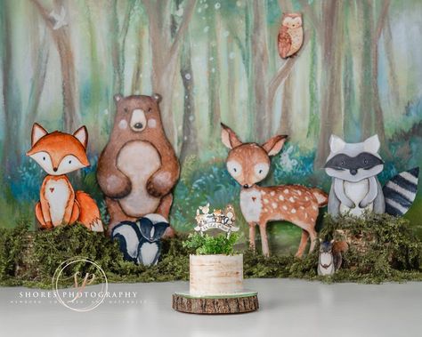 Baptismal Ideas, Photoshoot Reference, Cake Smash Theme, Photo Concept, Concept Ideas, Animal Cake, Photoshoot Themes, 1st Year, Photo Cake