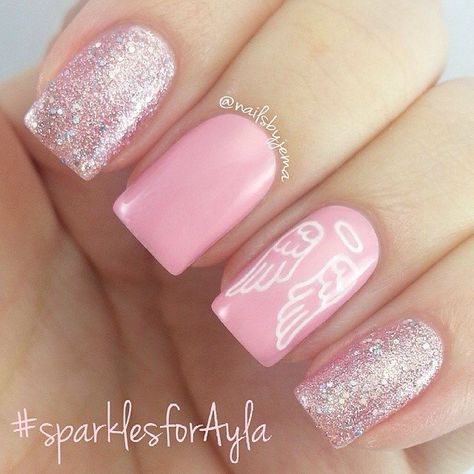 Pretty in pink Do It Yourself Nails, Nails Dip Powder, Angel Nails, French Manicures, Nails Dip, Finger Nail Art, Nails Today, Super Nails, Pink Nail Designs