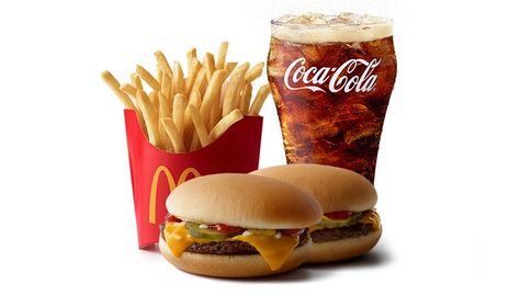 Try the McDonald’s Cheeseburger Meal made with our famous cheeseburger recipe paired with crispy fries and a soft drink only at McDonald’s. Cheeseburger Mcdonalds, Mcdonald Menu, Mcdonalds Gift Card, Tangy Bbq Sauce, Delivery Menu, Sausage Patty, Breakfast Plate, Food Sensitivities, Breakfast Menu