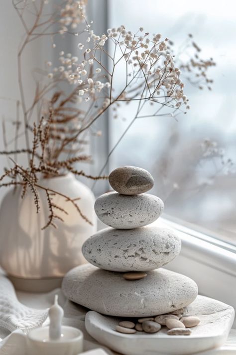 A serene coastal Zen decor showcasing calming colors and natural textures to create a peaceful atmosphere in your home. Perfect ideas for a tranquil sanctuary. Relax Vibes Aesthetic, Zen Space Room Ideas, Calm Home Aesthetic, Calm Nature Aesthetic, Zen Style Interior Design, Sanctuary Aesthetic, Zen Style Interior, Peaceful Photography, Relaxation Aesthetic