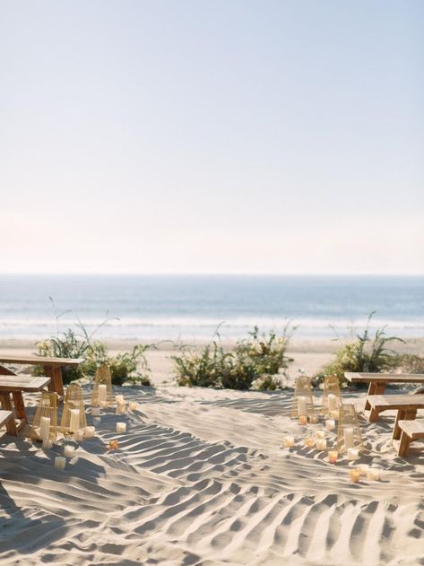 Oregon Beach Wedding, Small Beach Weddings, California Beach Wedding, Romantic Beach Wedding, Oregon Beaches, Beautiful Beach Wedding, Cabo Weddings, Beach Wedding Inspiration, Portugal Wedding