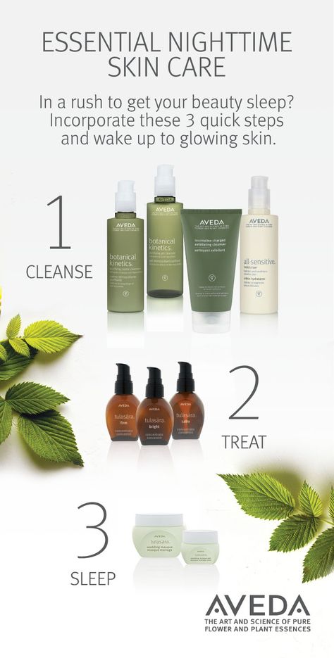 Want to wake up with glowing, more radiant skin each and every day? Follow this simple skincare routine featuring products from our Botanical Kinetics and Tulasara skincare lines — including new Tulasara Wedding Masques Overnight. Aveda Skin Care Products, Aveda Facial, Aveda Skin Care, Skin Care Routine For Teens, Overnight Beauty, Nighttime Skincare, Simple Skincare Routine, Sensitive Skin Care, Skin Care Steps