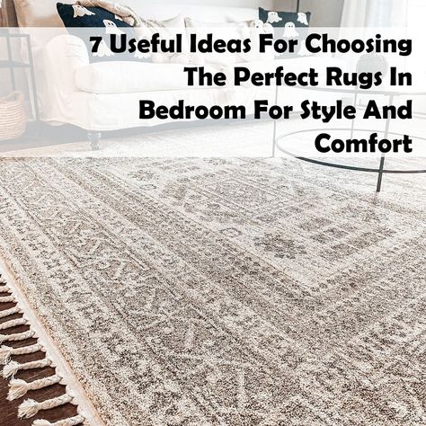 Transform your bedroom into a cozy oasis with our guide on selecting the perfect rugs in bedroom spaces. Discover 7 useful ideas that blend style and comfort, ensuring your rug complements your decor while providing warmth underfoot. From texture to color, learn how to enhance your room's aesthetic and create a welcoming atmosphere. Dive into our tips and elevate your bedroom experience with the ideal rug choice. Rugs In Bedroom, Modern Style Bedroom, Affordable Apartments, Useful Ideas, Apartment Bedroom Decor, Bedroom Style, Stylish Rugs, Plush Rug, Bedroom Aesthetic