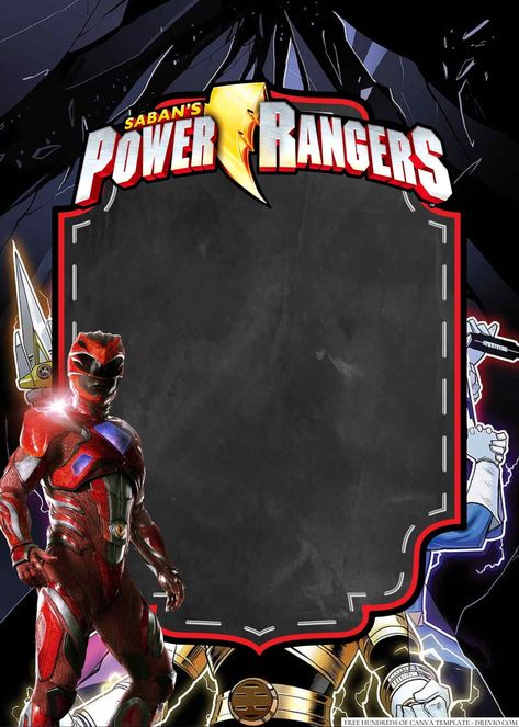 Power Rangers Background, Power Ranger Cake Topper Free Printable, Power Ranger Invitation, Power Ranger Printables Free, Power Ranger Cupcakes, Power Rangers Mask, Power Rangers Theme, Power Rangers Poster, 5th Birthday Boys