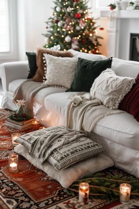 Winter Rugs: Popular Patterns Winter Decor Living Room, Winter Rugs, Cozy Winter Decor, Winter Living Room, Winter Rug, Popular Patterns, Winter Office, Cozy Christmas Decor, Rug Hooking Patterns