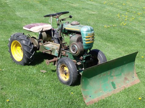 Bolens Ride-A-Matic & snowplow Garden Tractor Pulling, Pulling Tractors, Small Tractors, Tractor Implements, Lawn Tractors, Tractor Attachments, Tractor Pulling, Cycle Car, Old Tractors