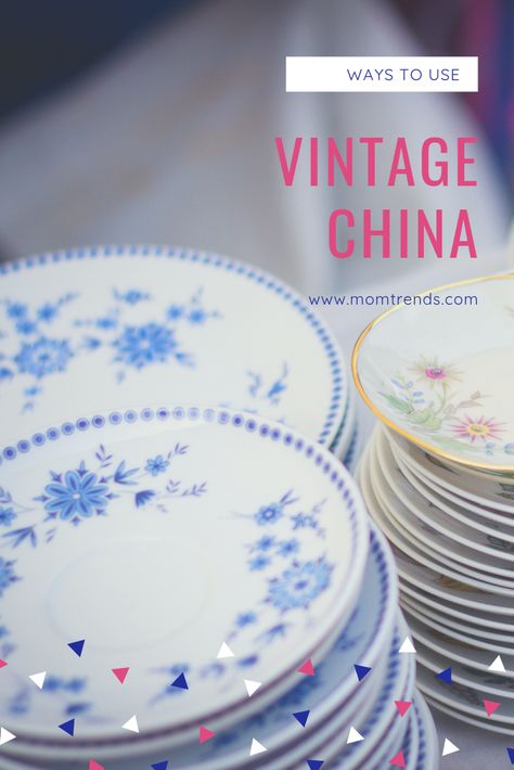 Uses For Old China Dishes, Ideas For Old China Dishes, China Plate Crafts, Repurpose Old China Dishes, Crafts With China Dishes, Using China Everyday, What To Do With Old China Dishes Ideas, Upcycle China Dishes, Repurpose China Dishes