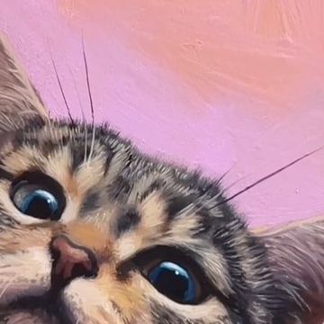 Jel Ena on Instagram: "HELP ME with the name for this painting / kitty! Be creative 😸 if your suggestion is selected I’ll send you a free print!!!😻💖 Available ob my store, link in bio. . . . ." Jel Ena Art, Cats Painting, Bizarre Magazine, Beautiful Bizarre, Instagram Help, Free Print, Animal Painting, Free Prints, Be Creative