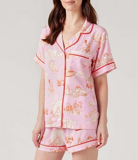 Pajamas Aesthetic, Katie Kime, Kids Pjs, Sleep Wear, Dillard's, San Antonio, Piping, Pajama Set, Pajamas