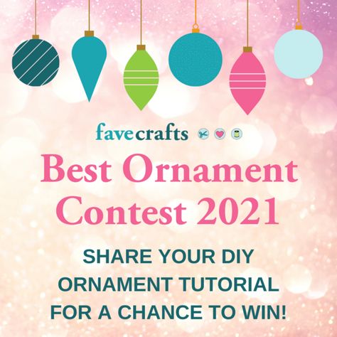 Enter the Best Ornament Contest 2021! Submit an original ornament design for a chance to win $100! Deadline December 1, 2021. Details here! Ornament Decorating Contest, Ornament Contest, Ornament Decorating, Free Craft Supplies, Party Fail, Win 100, Knitting And Crochet Patterns, Popular Crafts, Ornament Design