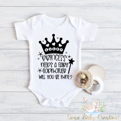 Will you be my Godmother Onesie®, Baby Announcement Onesie®, Pregnancy Announcement Onesie, Surprise, godparent gift, godparent onesie, Aunt Announcing Godparents Cute Ideas, Do You Want To Be My Godparents Ideas, Take Me To My Aunt Onesie, Asking Friend To Be Godmother, Will You Be My Godmother Onesie, Baby Announcement Onesie, Baby Shower Shirts, God Parents, Soft And Gentle