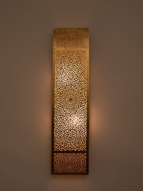 MAMDUD Wall Light Shade from Moroccan Bazaar Moroccan Bazaar, Wall Light Fittings, Wall Light Shades, Light Shade, Parchment Paper, Light Fittings, Hand Engraving, Light Shades, Interior Spaces