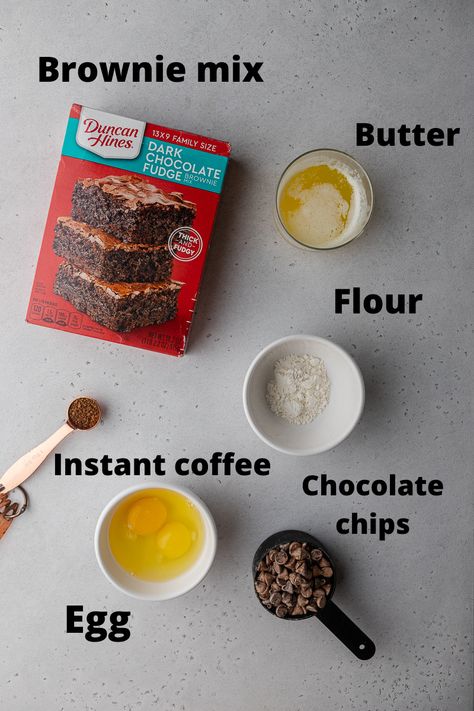 Chewy Brownie Mix Cookies | Crumbl brownie batter cookies - Lifestyle of a Foodie Brownie Batter Cookies, Cookies Crumbl, Best Moist Chocolate Cake, Brownie Mix Recipes, Crumble Cookie Recipe, Lifestyle Of A Foodie, Moist Brownies, Brownie Mix Cookies, Bbq Desserts