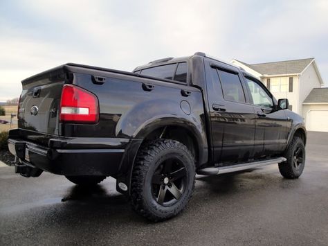 My current transport ...a modified 07 Sport Trac Limited. Ford Explorer Sport Trac Custom, Tire Ideas, Ford Sport Trac, Ford Ranger Edge, Ford Sport, Sport Truck, Dream Trucks, Sports Track, Motorcycle Shop