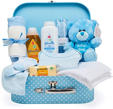 Baby Boy Keepsake Box, Essentials For Newborn, Suitcase Design, Newborn Baby Boy Gifts, Care Package Baby, Trendy Baby Gifts, Newborn Baby Dresses, Baby Hamper, Best Baby Gifts