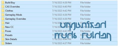 Organized Mods Folder | Patreon Folder Organization, Sims Mods, Organization Help, Ts4 Cc, Cc Finds, Sims 4 Mods, The Sims 4, The Sims, Sims 4