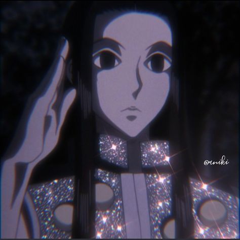 Pink Anime Icon, Hxh Mobage, Aesthetic Glitter, Illumi Zoldyck, Anime Glitter, Pink Anime, Glitter Icons, Hunter Anime, Anime Board