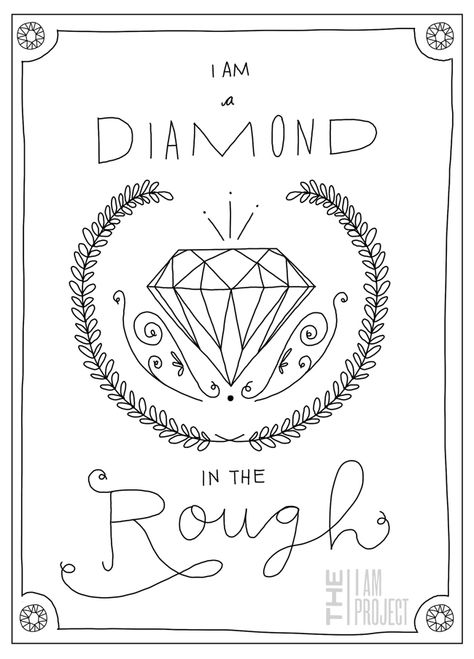 original Diamond Quotes, Diamond In The Rough, Golf Theme, Diamond Life, Text Art, Thought Of The Day, Rough Diamond, Compass Tattoo, Beautiful Words