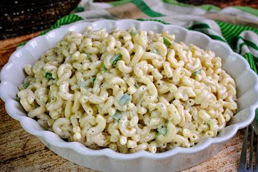 Deli Mac Salad | Just A Pinch Recipes Eggs Dinner, Mac Salad, Macaroni Salad Recipe, Pasta Sides, Just A Pinch Recipes, Banana Nut Bread, Food Club, Just A Pinch, Macaroni Salad