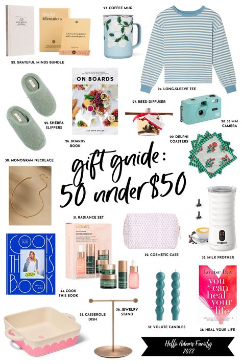 Gifts Under 50 For Her, Gifts Under $50, Gift Ideas For Anyone, Nick Nacks, Adams Family, Gift Suggestions, Holiday Gift Ideas, Great Gift Ideas, Monogram Necklace