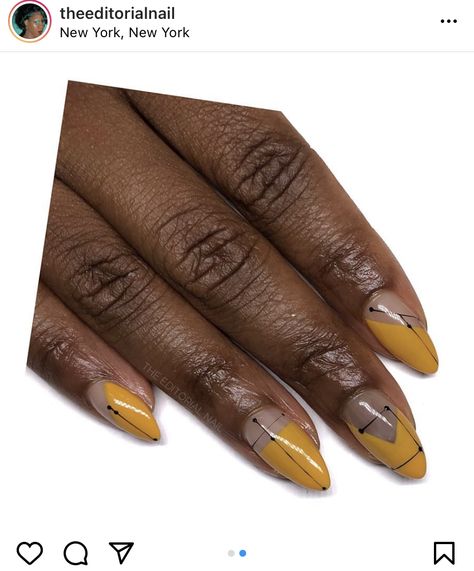 Mustard Color Nails, Lines Nails, Line Nail Designs, New Years Nail Designs, Line Nail Art, Lines On Nails, Color Nails, Colorful Nail Designs, Get Nails