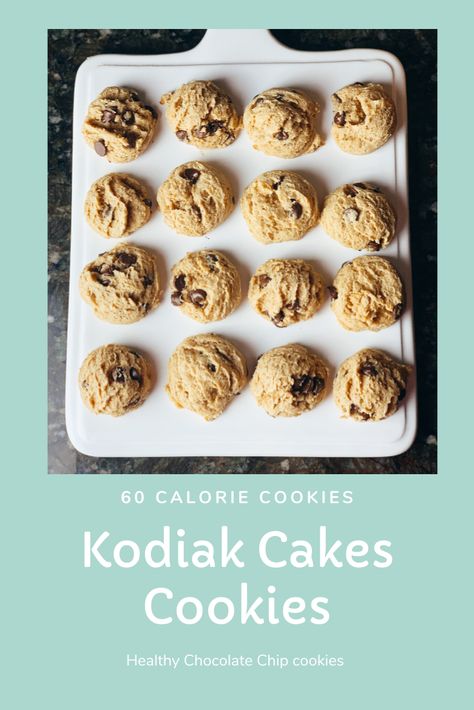 Kodiak Cake Cookies Easy Recipes, Kodiak Cake Desserts, Kodiak Pancake Mix Cookies, Kodiak Cakes Cookies, Kodiak Birthday Cake Recipes, Kodiak Protein Cookies, Kodiak Cookie Recipe, Kodiak Pancakes Recipes, Ww Kodiak Recipes