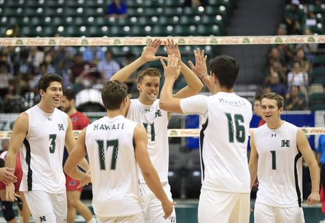 Hawaii Mens Volleyball, Volleyball Men, Hawaii Men, Uc Santa Barbara, Long Beach State, Mens Volleyball, Sports Page, University Of Hawaii, Volleyball Team