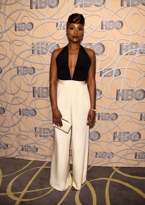 Issa Rae Style, 90s Early 2000s Fashion, Issa Rae, Best Red Carpet Looks, W Magazine, Off White Dresses, Golden Globe, After Party, Celebrity Look