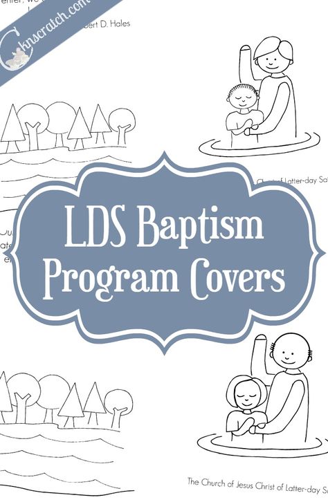 Love this! Free LDS baptism covers (plus great gift ideas) Lds Nursery, Lds Baptism Program, Baptism Program, Primary Activity, Lds Printables, Getting Baptized, Fhe Lessons, Lds Baptism, Primary Ideas