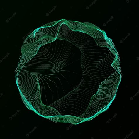 Sound Drawing, Sound Waves Design, Green Song, Sci Fi Aesthetic, Ear Sound, Music Waves, Sound Frequencies, Sound Wave, Led Design