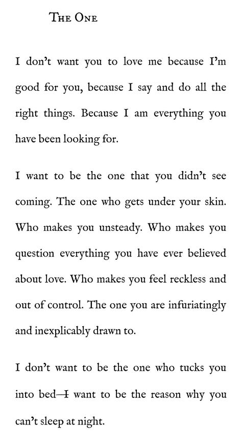 The first paragraph is beautiful but the rest... its like the person wants to be a storm to like the love interest? I don't want to be the cause that someone can't sleep, i want to be the reason why they can sleep tight at night. I Want To Sleep With You Quote, Can't Sleep Thinking Of You Quotes, All I Want To Do Is Sleep, I Know Your Sleep But, Why Cant You Love Me Like I Love You, I Know Your Sleeping Paragraphs, Can’t Sleep, Why Cant You Love Me, Romantic Stuff