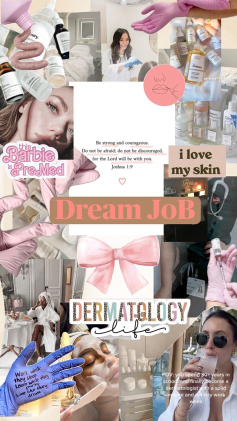 My dream 📖✨💎JoB  #comment yours and i will make you one My Dream Job, Esthetician Room, Medical School Motivation, Medical Careers, Dream Vision Board, Pre Med, Future Jobs, Be Strong And Courageous, School Motivation