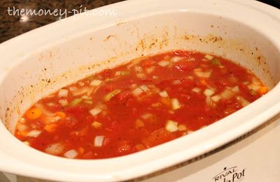 Creamy Crock Pot Tomato Basil Bisque Stuffed Green Pepper Soup, Stuffed Green Pepper, Green Pepper Soup, Charro Beans, Beans In Crockpot, Pepper Soup, Green Pepper, Stuffed Pepper Soup, Crock Pot Soup