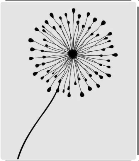 Thumbprint Dandelion, Nursing Home Crafts, Dandelion Drawing, Mothers Day Crafts For Kids, Mothers Day Crafts, Dot Painting, Kids Art Projects, Preschool Crafts, 그림 그리기