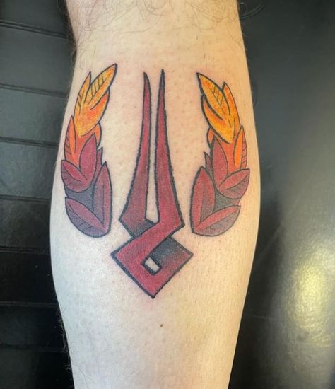 Zagreus Tattoo, Hades Game Tattoo, Hades Tattoos, Hades Tattoo, Supergiant Games, Hades Greek Mythology, Hades Game, Funky Tattoos, Gaming Tattoo