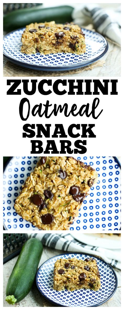 Zucchini Protein Oat Bars, Zucchini And Oatmeal Recipes, Zucchini Oatmeal Bars, Gf Zucchini Recipes, Healthy Zucchini Desserts, Breakfast Recipes With Zucchini, Gluten Free Oatmeal Bars, Zucchini Cake Healthy, Zucchini Spirals