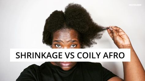 Shrinkage is my friend now :) My hair loves water, if not its just dry. Even if stretched you can’t tell the true length. One day I will…  #naturalhairstyles #naturalhair #london #shorthair Natural Hair Memes, Type 4 Hair, One Day I Will, My Hair, My Friend, Natural Hair, One Day, Black Hair, Natural Hair Styles