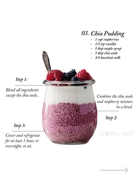 Chia Pudding Calories, Fruit Chia Seed Pudding, Chia Pudding Aesthetic, Pudding Aesthetic, Chia Pudding Recipes Healthy, Sweet Smoothies, Healthy Drinks Smoothies, Healthy Food Dishes, Chia Seed Pudding