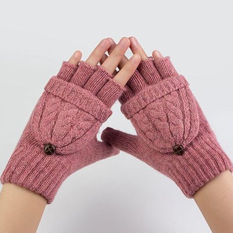 Crochet Finger Less Gloves Designs Ideas | Kingston Designs Wool Fingerless Gloves, Women's Mittens, Knitted Mittens, The Mitten, Gloves Design, Cold Weather Gloves, Crochet Fingerless Gloves, Wool Gloves, Crochet Mittens