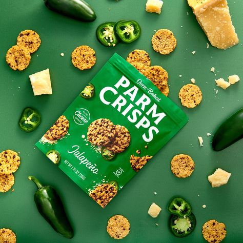 Spicy? Yes.nCheesy? Yes.nCRUNCHY? Um... yes.nnSign us up for these snacks all day, every day! ...#parmcrisps #ketofriendly #ketobread #lowcarbdiet #ketosnacks #healthyeating #zerocarbs #lowsugarsnacks #sugarfree #lowcaloriesnack #glutenfreesnack #snack #cheesesnack Snack Product Photography, Snacks Product Photography, Snack Photoshoot, Snack Ads, Snack Poster, Snack Photography, Low Sugar Snacks, Snack Packaging, Snack Brands